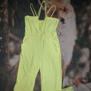 Women's Lime Jumpsuit